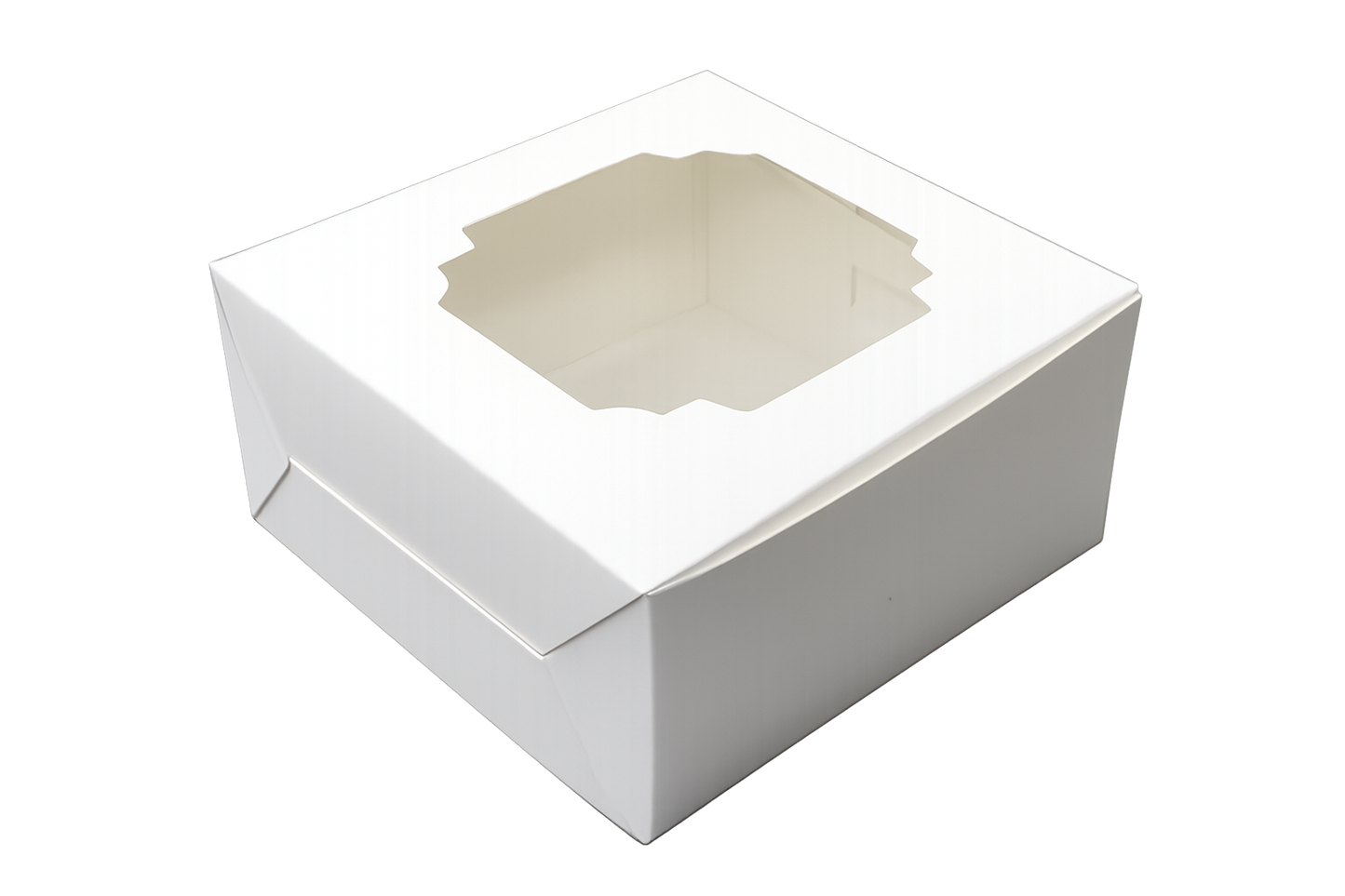 The White Cupcake Box | 4 Piece